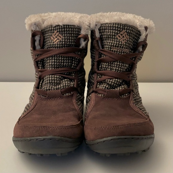 Columbia Warm Winter Boot Women’s Omni Grip heat 200Gr Thinsulate Size 8 Brown - Picture 3 of 9
